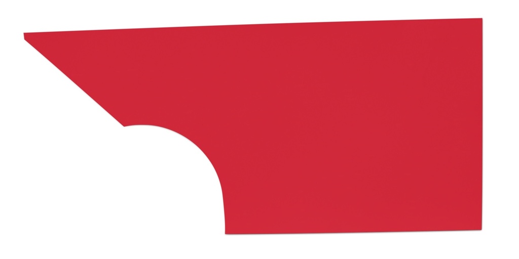 [FIV34001-27351-RL] Fivestar - Qtr Panel High Impact Plastic Red Left