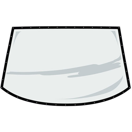 [FIV574-6111-3B] Fivestar - Rear Window ABC Molded .093 w/Blk Border Uncoat
