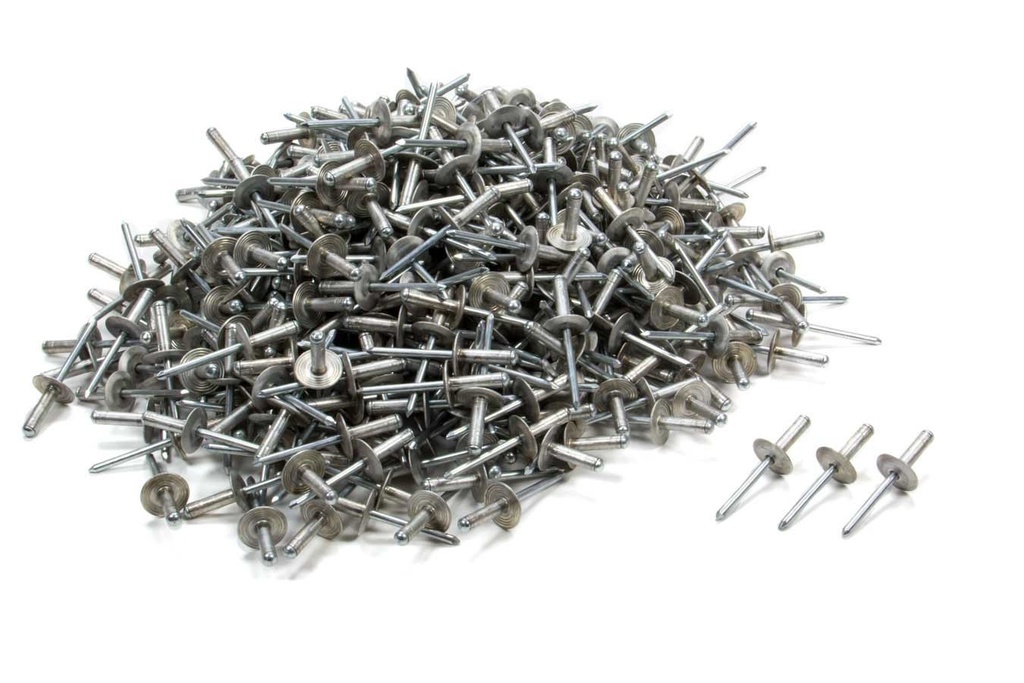[FIV816-500L] Fivestar - Large Head Rivet Silver 500pc 3/16in