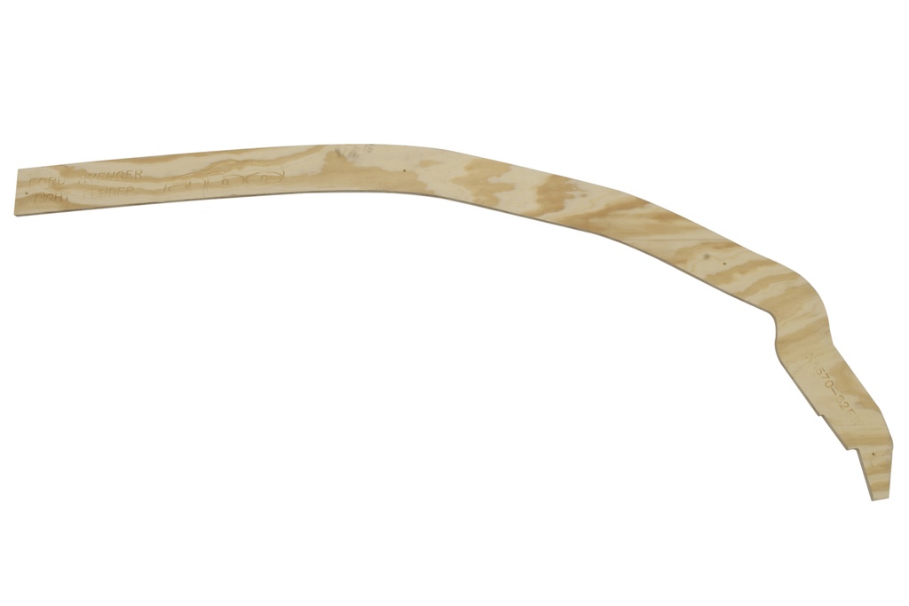[FIVXA570-82FR] Fivestar - Wood Template Fender Rh Ford