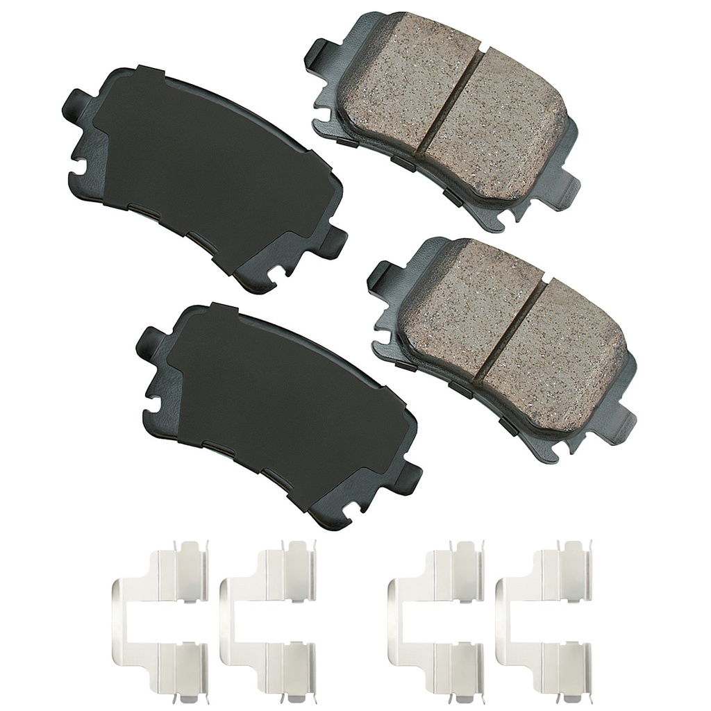 [AKEEUR1348A] Akebono Brake Corporation - Brake Pads Rear Audi A3 06-10 Quattro 06-09