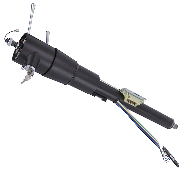 [FLAFR30019BK] Flaming River - 79-86 Jeep Cj Steering Column Floorshift Black