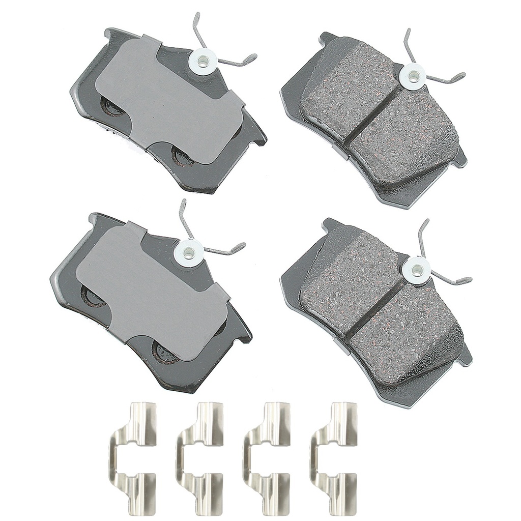 [AKEEUR340B] Akebono Brake Corporation - Brake Pads Rear Audi A3 11-13 A4 00-06