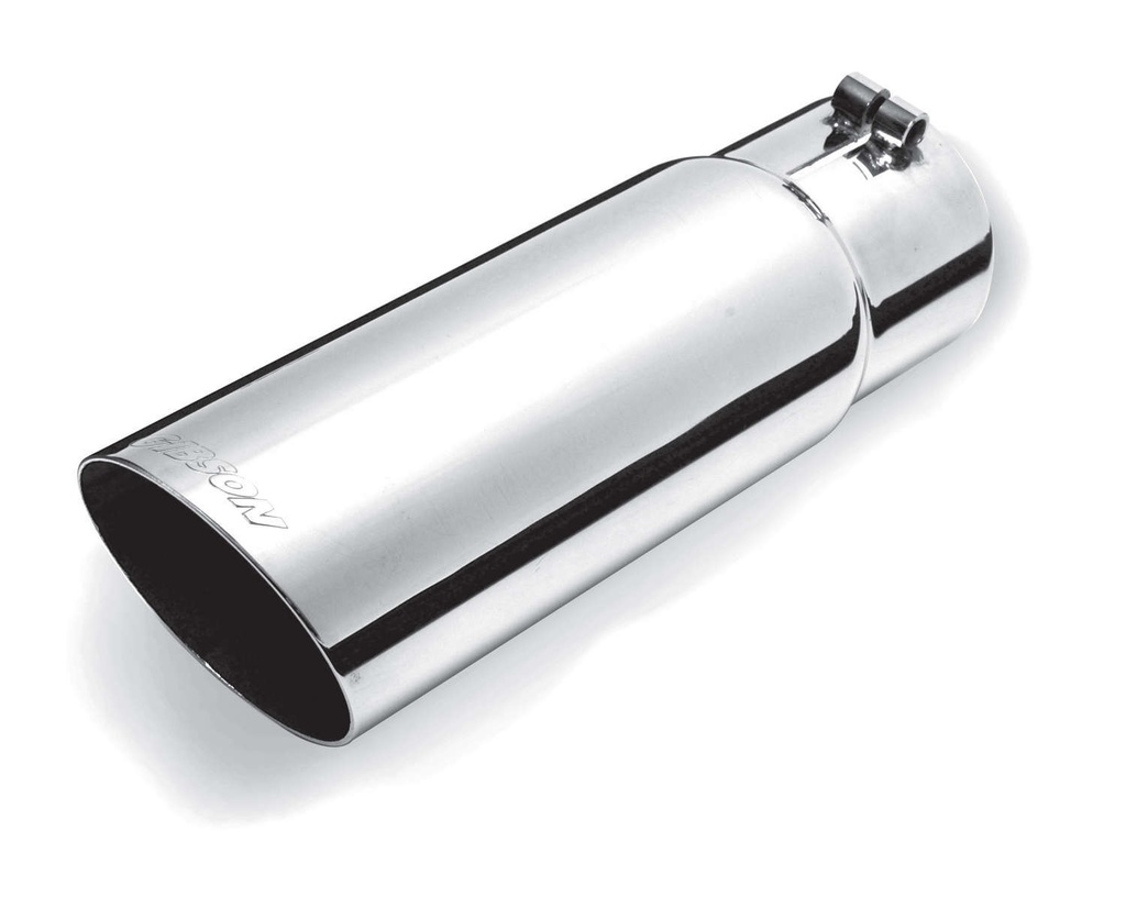 [GIB500392] Gibson Exhaust - Stainless Single Wall Angle Exhaust Tip