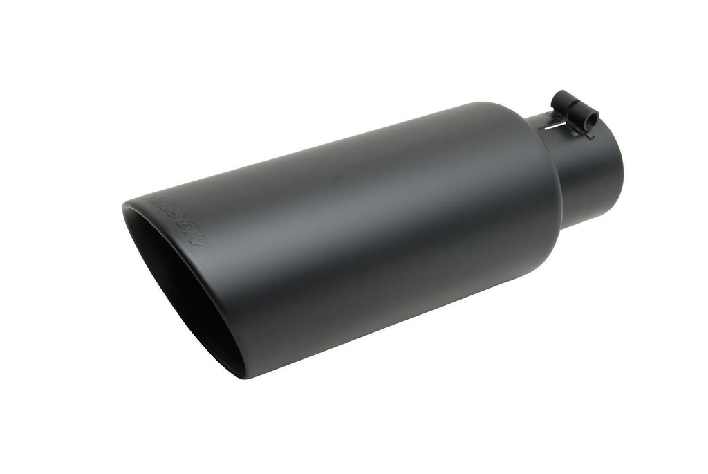 [GIB500637-B] Gibson Exhaust - Black Ceramic Double Walled Angle Exhaust Tip
