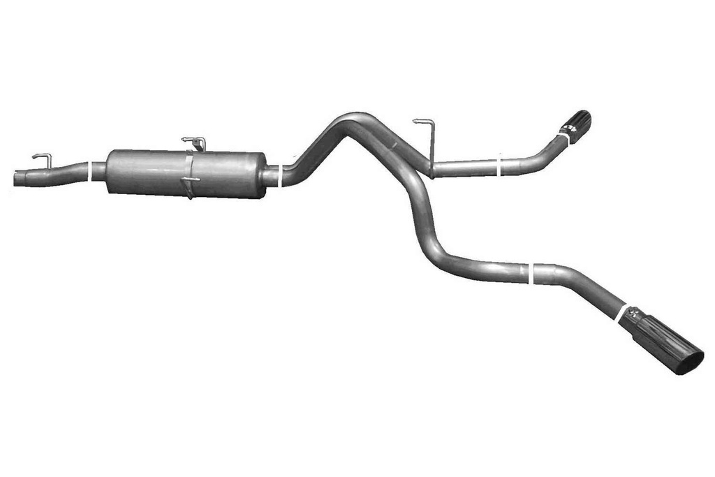 [GIB6500] Gibson Exhaust - Cat-Back Dual Extreme Exhaust System Aluminized