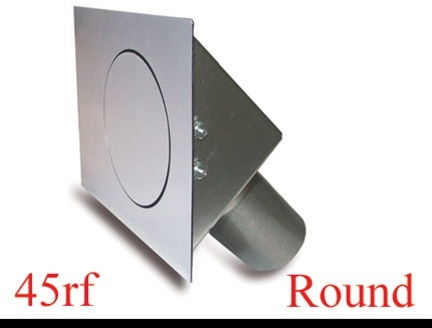 [HAG45RF] Hagan Street Rod Necessities - Round Fuel Door Flat Surfaces