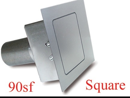 [HAG90SF] Hagan Street Rod Necessities - Square Fuel Door Flat Surfaces