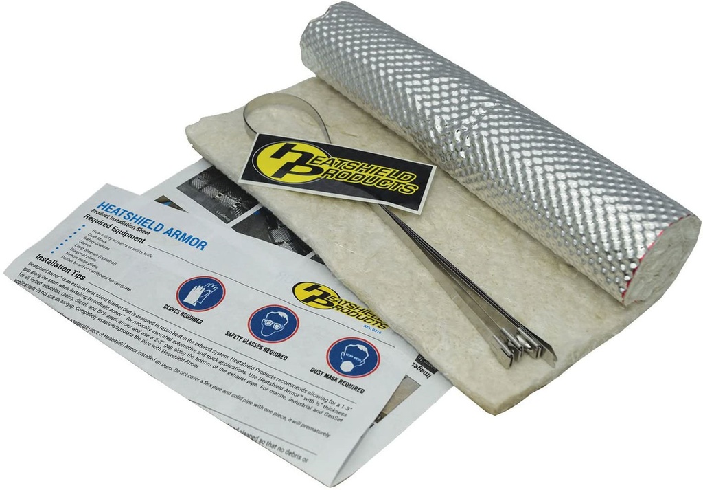 [HSP177201] Heatshield Products - Heatshield Armor Kit W/ Ties 12 In X 10 In