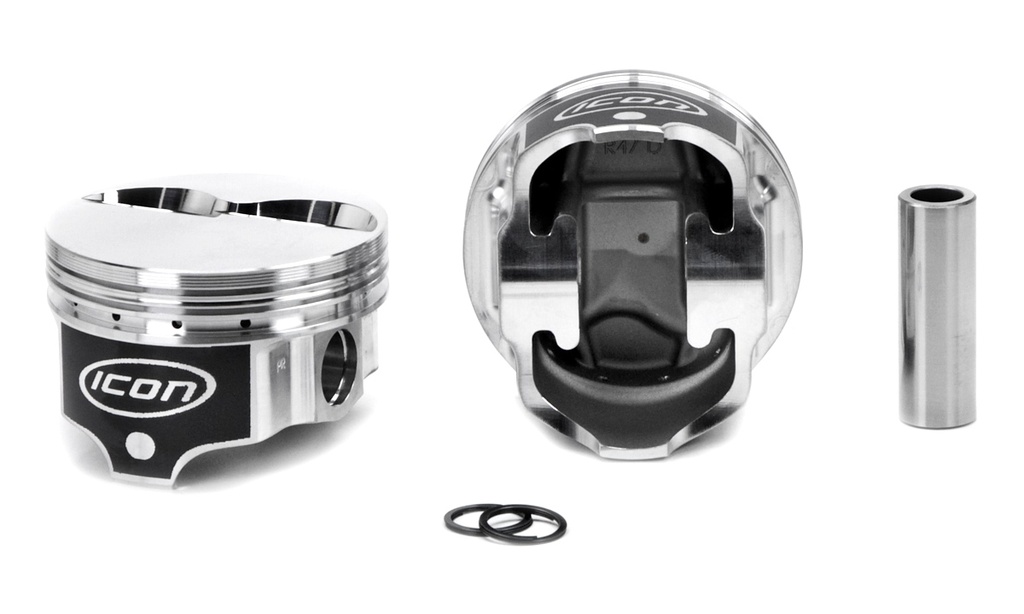 [ICNIC719.030] Icon Pistons - Sbf Ft Forged Piston Set 4.030 Bore -4.8Cc
