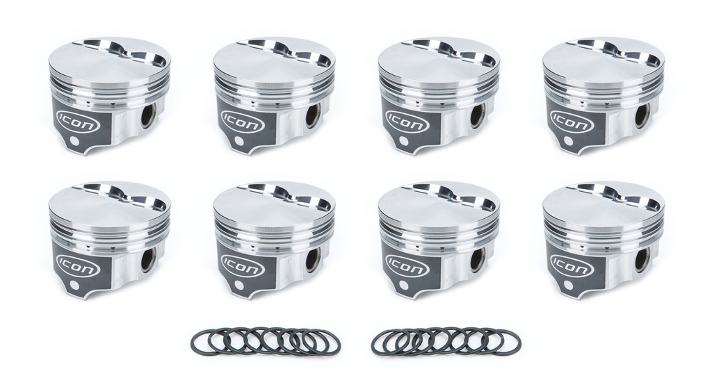 [ICNIC741.060] Icon Pistons - Sbm 360 Ft Piston Set 4.060 Bore +5Cc