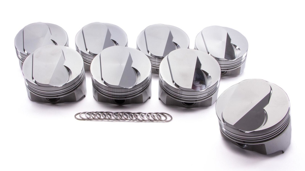 [ICNIC779.060] Icon Pistons - Bbc Forged Domed Piston Set 4.310 Bore +18Cc