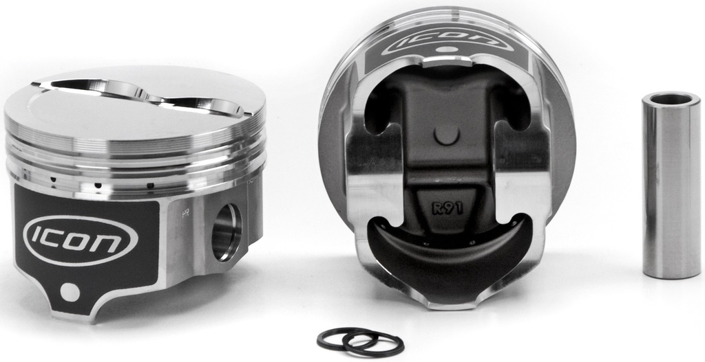 [ICNIC836.030] Icon Pistons - Bbm Dished Piston Set 4.350 Bore -12Cc