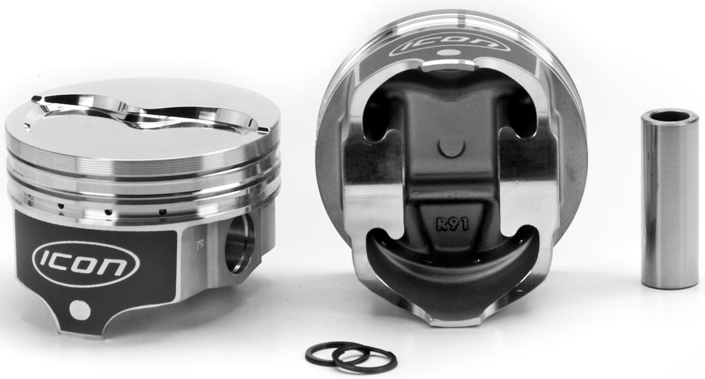 [ICNIC840.030] Icon Pistons - BBM Dished Piston Set - 4.350 Bore -23.7cc