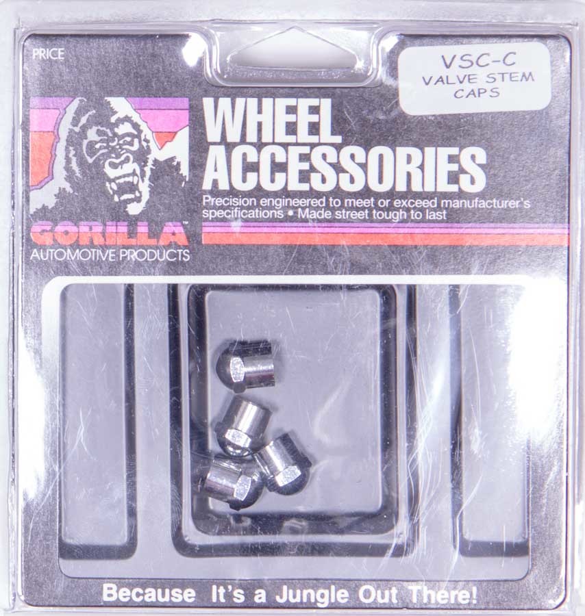 [GORVSC-C] Gorilla - Valve Stem Caps 4 Pack