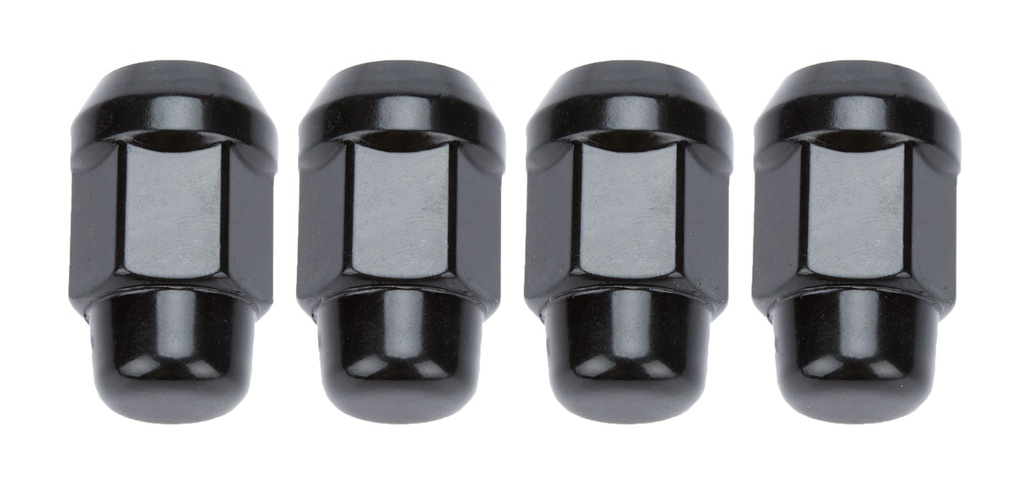 [GOR41187BCB] Gorilla - 4 Lugnuts Acorn Bulge 1/2 Black