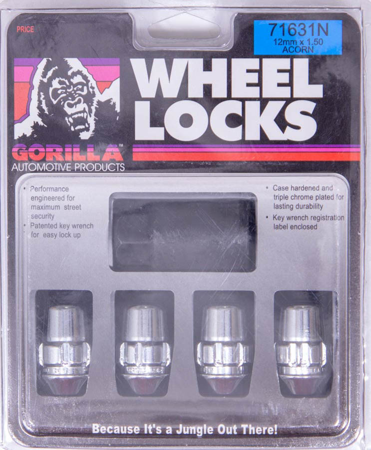 [GOR71641N] Gorilla - Wheel Lock 14MM x 1.50 Conical (4)