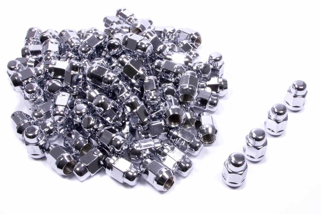 [GOR91148] Gorilla - 100 Lugnuts 14mm x 1.50 Acorn Bulge 13/16 Hex