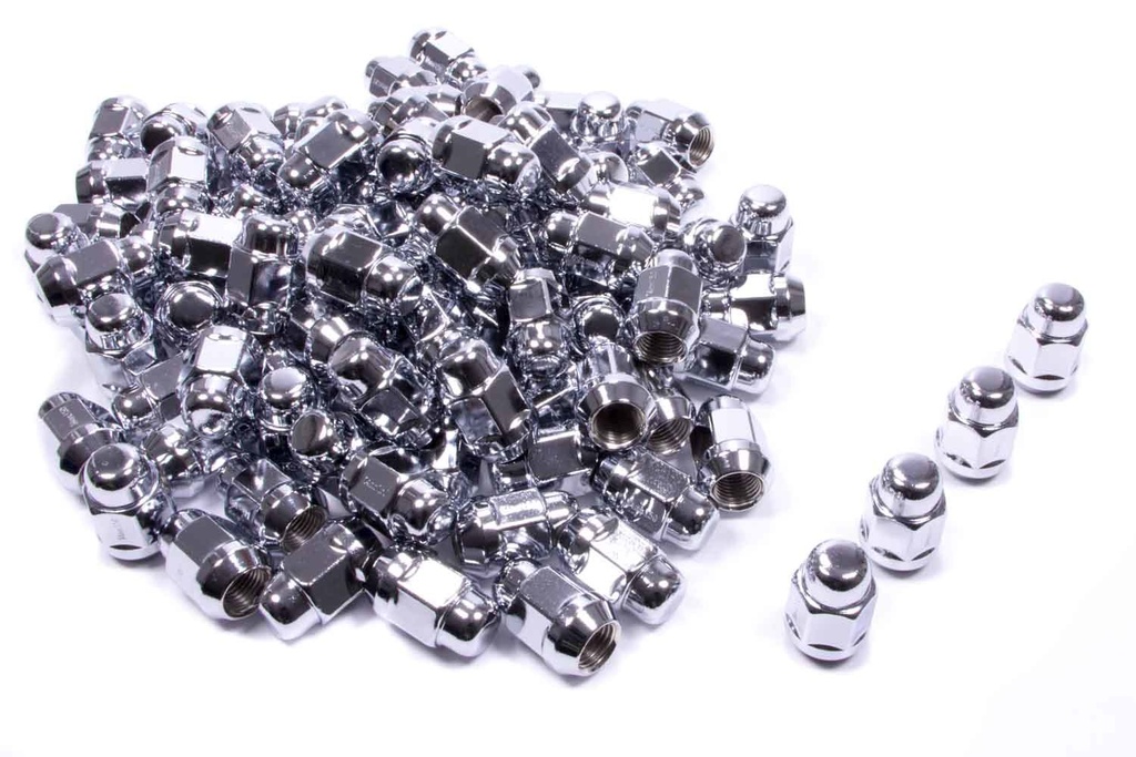 [GOR91178] Gorilla - 100 Lugnuts 7/16 Acorn Bulge 13/16 Hex