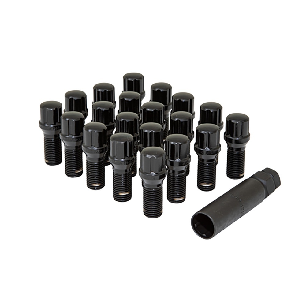 [GORK5BS-14150X27BGR] Gorilla - (20) Lug Nuts 14x1.50mm Spline Bolt Black