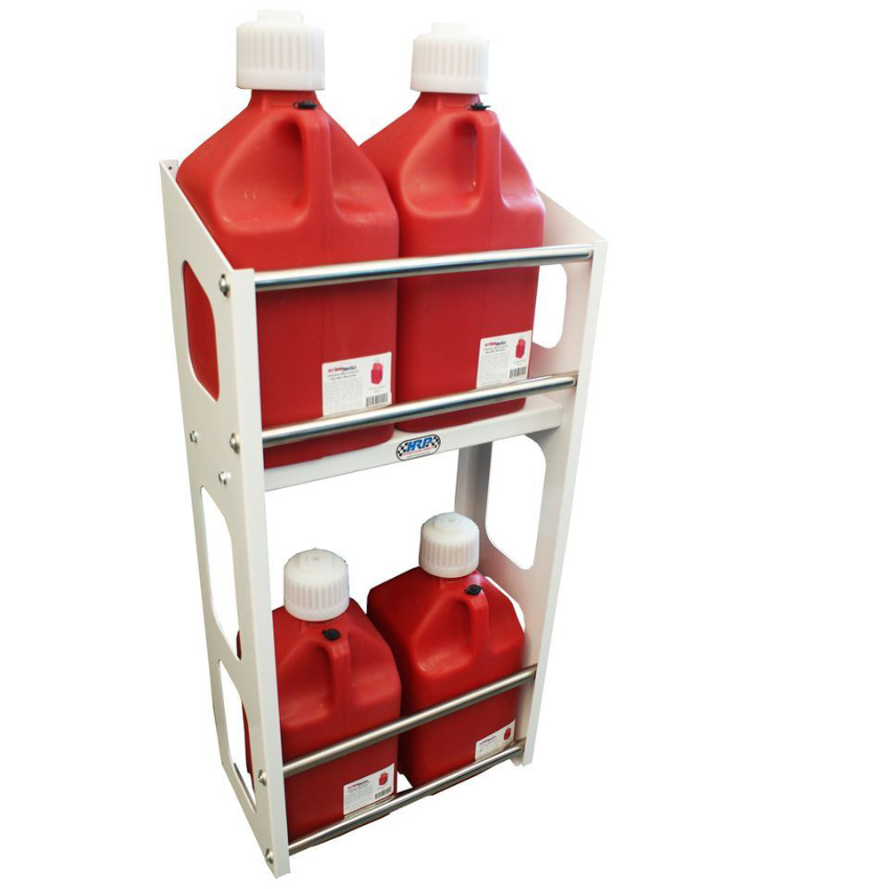 [HRPHRP6359-6-WHT] Hepfner Racing Products - Jug Rack 6 Position White