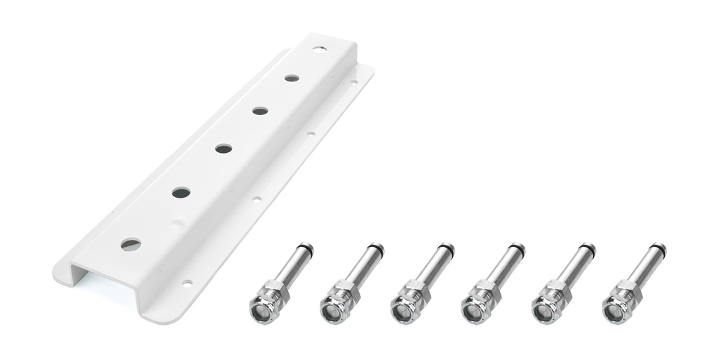 [HRPHRP6521D-15-WHT] Hepfner Racing Products - Radius Rod Insert Top Mnt-Double Stack 15in L