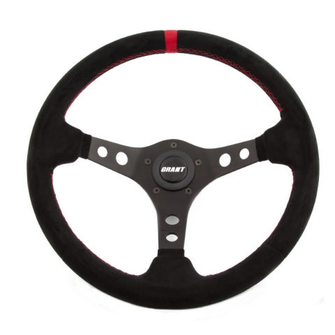 [GRT695] GRANT - Suede Racing Steering Wheel w/Center Marker