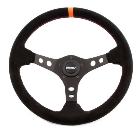 [GRT699] Grant - Suede Racing Steering Wheel W/Center Marker
