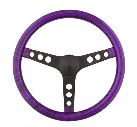 [GRT8453] GRANT - Steering Wheel Mtl Flake Purple/Spoke Blk 13.5