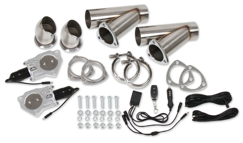 [HKR11052] Hooker - Dual Electric Exhaust Cut-Outs 3in W/Remote