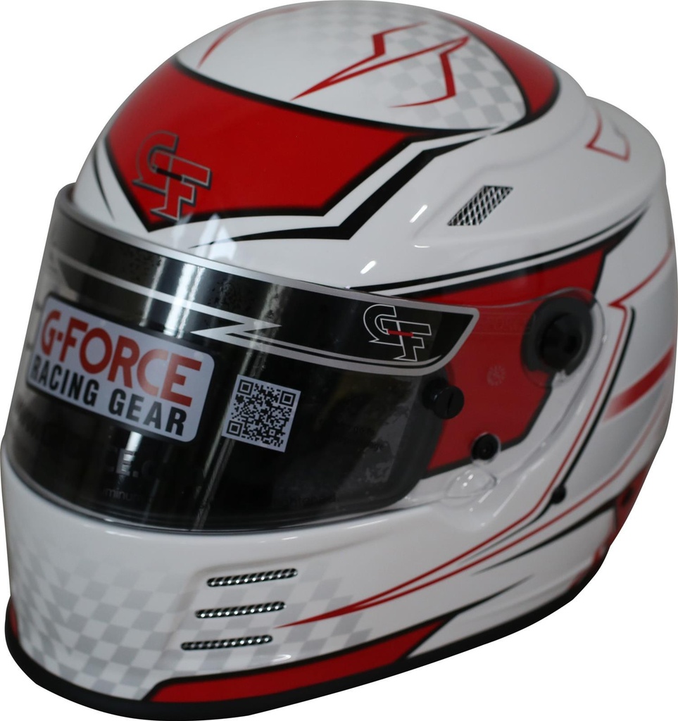 [GFR13005MEDRD] G-Force - Helmet Revo Graphics Med Red Sa2020