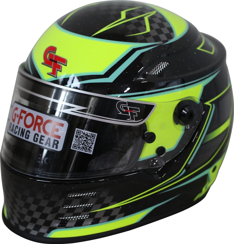 [GFR13005SMLYL] G-Force - Helmet Revo Graphics Sml Yellow Sa2020