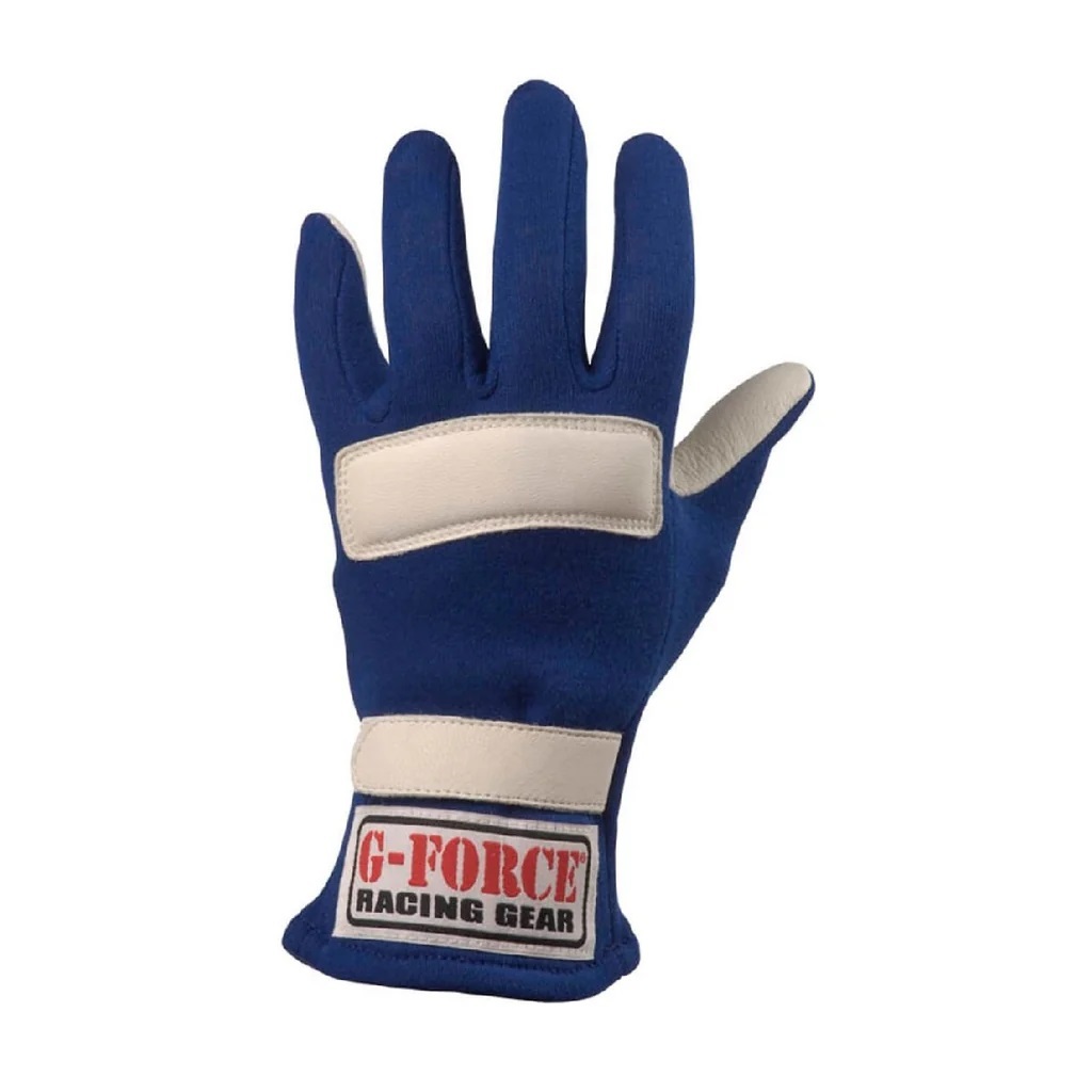 [GFR4101MEDBU] G-Force - G5 Racing Gloves Medium Blue