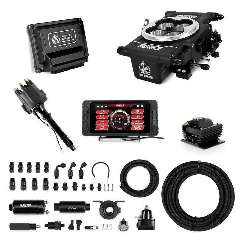 [AFIAS2012B-MK1-D] Aces EFI - Killshot EFI Master Kit Black 255 In-line Pump