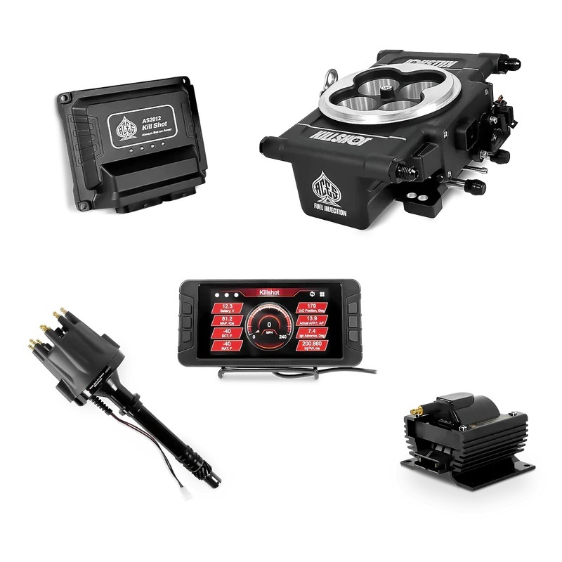[AFIAS2012B-TEK1] Aces Efi - Killshot Efi Top End Kit Black Sbc/Bbc