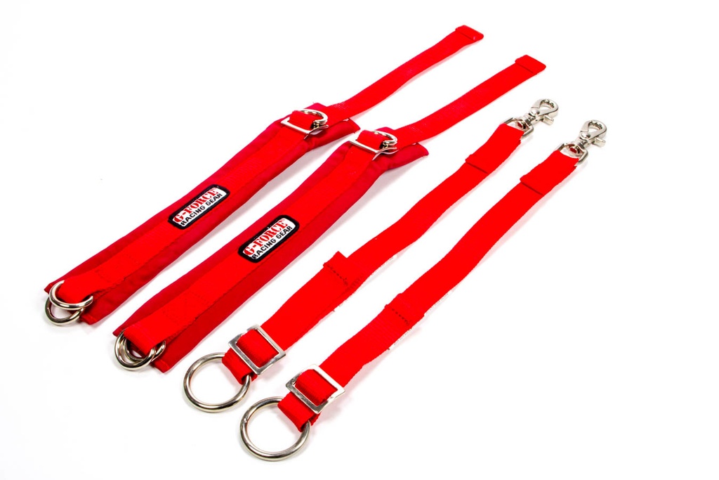 [GFR4087RD] G-Force - Arm Restraints Red
