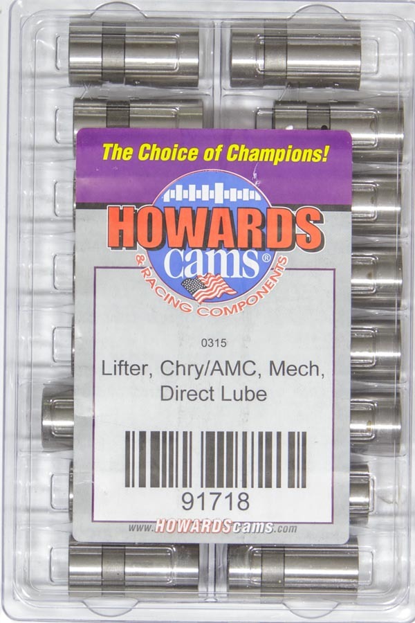 [HRC91718] Howards Racing Components - Solid Lifters - AMC / Mopar - Direct Lube