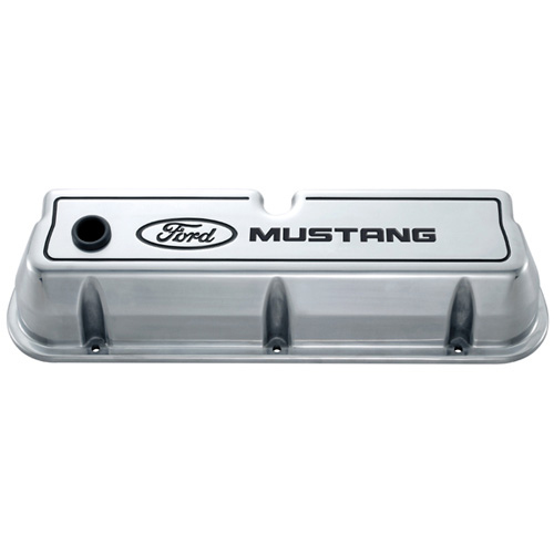 [FRD302-030] Ford - Die Cast Alm Valve Cover Set W/Mustang Logo