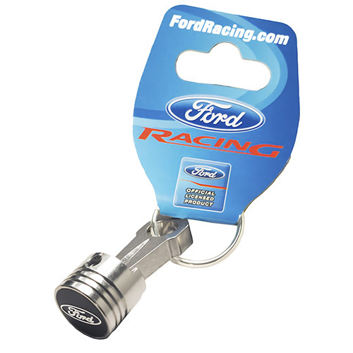 [FRD302-700] Ford - Piston Key Chain - Alm W/Ford Oval Logo