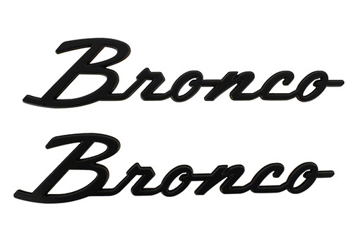 [FRDM1447-BSMB] Ford - 21 -24 Bronco Classic Script Fender Badge Kit