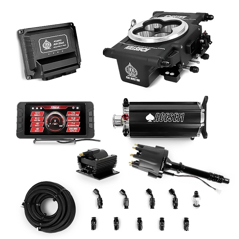 [AFIAY1221] Aces EFI - Killshot Ii 4-Bbl Efi System Master Kit