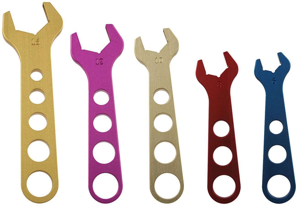 [ALL11100] Allstar Performance - Aluminum Wrench Set (6-8-10-12-16)