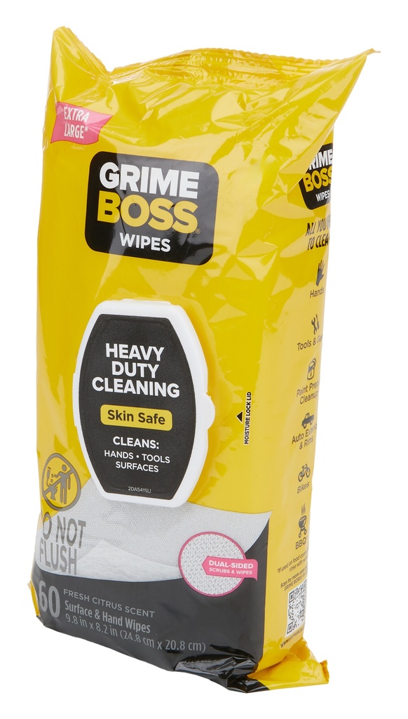 [ALL12017] Allstar Performance - Cleaning Wipes 60pk Grime Boss
