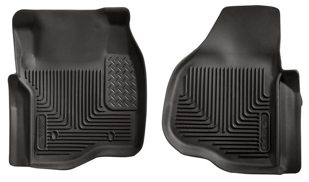 [HSK53301] Husky Liners - Ford X-Act Contour Floor Liners Front Black