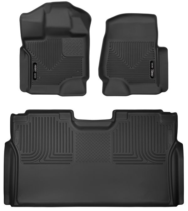 [HSK53498] Husky Liners - Front & 2nd Seat Floor Liners X-act Contour