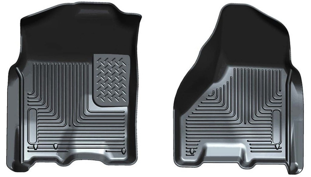 [HSK53511] Husky Liners - Dodge X-Act Contour Flr Liners Front Black