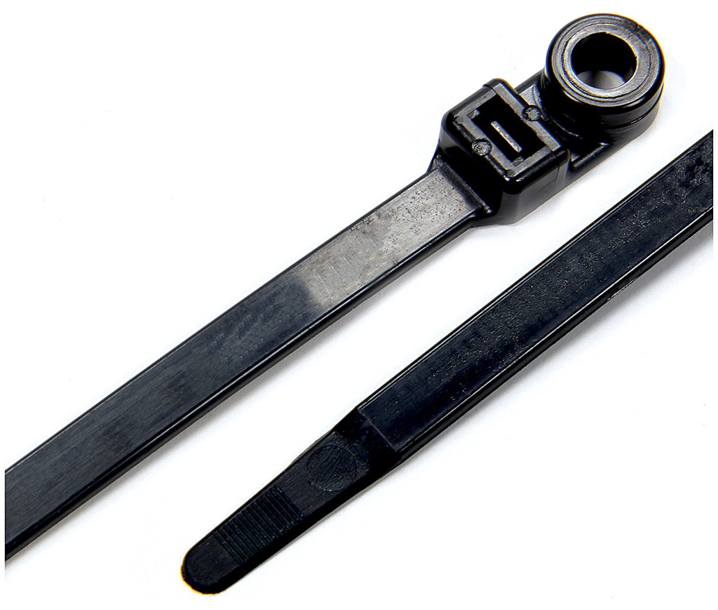 [ALL14392] Allstar Performance - Wire Ties Black 14.00 w/ Mounting Hole 25pk