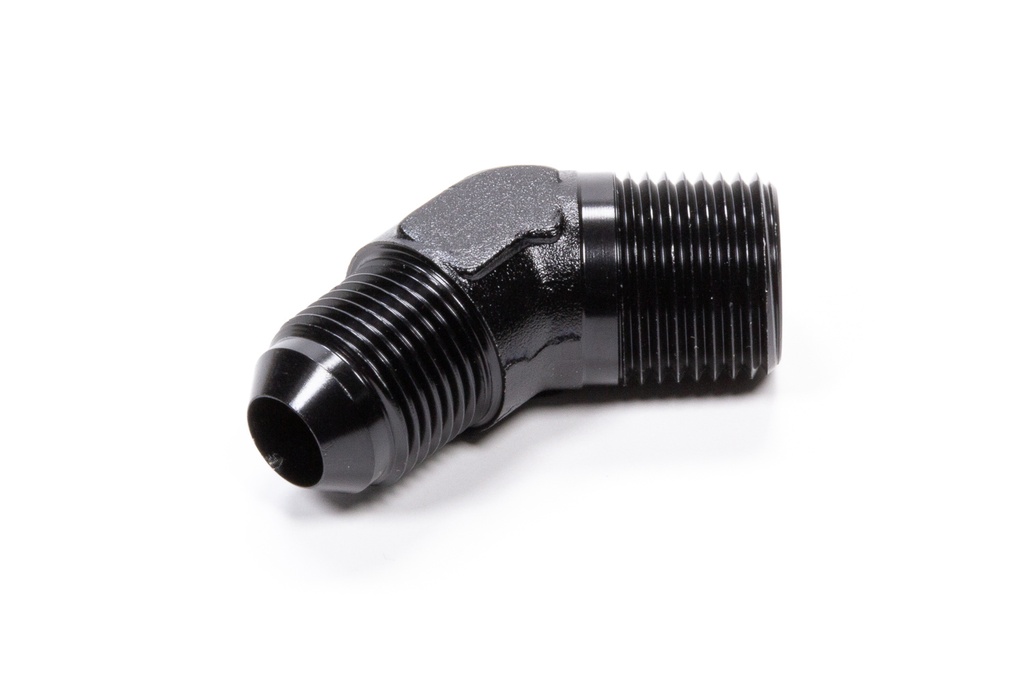 Fragola - 45 Deg Adapter Fitting #8 x 1/2 Mpt Black