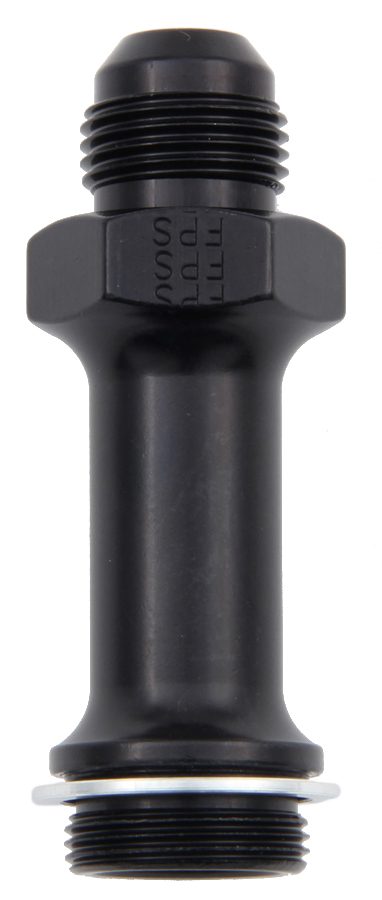 [FRG491976-BL] Fragola - Carb Adapter Fitting #8 X 7/8-20 3in Long Blk