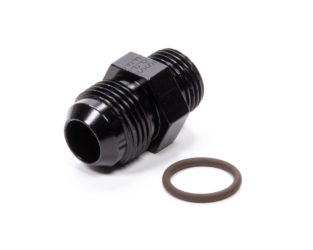 [FRG495105-BL] Fragola - #10 X 3/4-16 (#8) Radius O-Ring Fitting Black